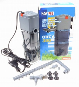 HAPPET ORCA 350 FILTR WEWNĘTRZNY DO AKWARIUM 120L