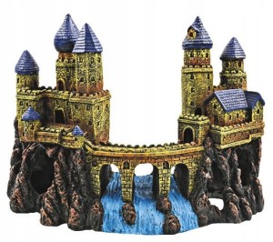 HAPPET OZDOBA DO AKWARIUM R156 ZAMEK 33x13x23 cm