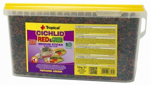 TROPICAL CICHLID RED&GREEN MEDIUM STICKS 1,8kg