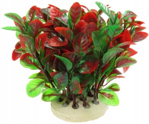 ROŚLINKA SZTUCZNA DO AKWARIUM 10cm DEKORACJA 1f17