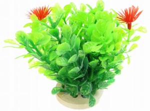 ROŚLINKA SZTUCZNA DO AKWARIUM 10cm DEKORACJA 1f18