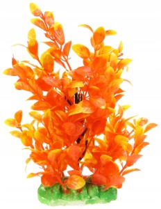 ROŚLINKA SZTUCZNA DO AKWARIUM 20cm DEKORACJA 2f12