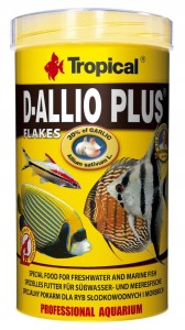 TROPICAL D-ALLIO PLUS 500ml POKARM W PŁATKACH