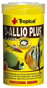 TROPICAL D-ALLIO PLUS 100ml POKARM W PŁATKACH