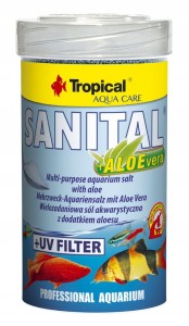 TROPICAL SANITAL 100ml SÓL AKWARYSTYCZNA Z ALOESEM