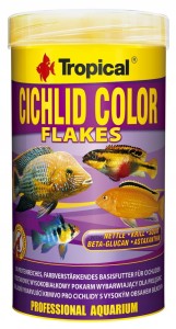 TROPICAL CICHLID COLOR FLAKES 250ml POKARM DLA RYB