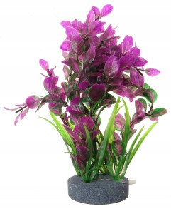 ROŚLINKA SZTUCZNA DO AKWARIUM 20cm DEKORACJA 0F13