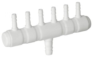 HAILEA ROZDZIELACZ POWIETRZA NA 6 WYJŚĆ 6mm/4mm