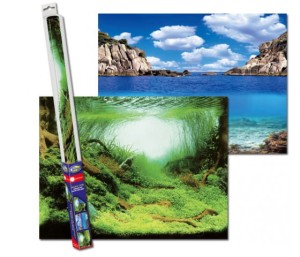 AQUA NOVA TŁO DO AKWARIUM FOTOTAPETA 2X 150x60cm