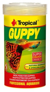 TROPICAL GUPPY 100ml / 20g POKARM DLA GUPIKÓW