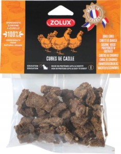 ZOLUX KAWAŁKI SUSZONEGO MIĘSA PRZEPIÓRCZEGO 150g