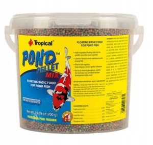 TROPICAL POND PELLET MIX 5l POKARM DLA RYB OCZKO