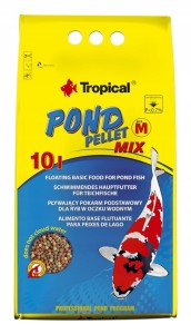 TROPICAL POND PELLET MIX M 10l POKARM DLA RYB W OC