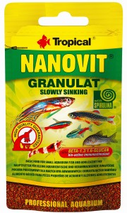 TROPICAL NANOVIT GRANULAT POKARM DLA MAŁYCH RYB