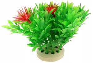 ROŚLINKA SZTUCZNA DO AKWARIUM 10cm DEKORACJA 1f02