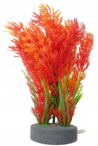 ROŚLINKA SZTUCZNA DO AKWARIUM 20cm DEKORACJA 0F14