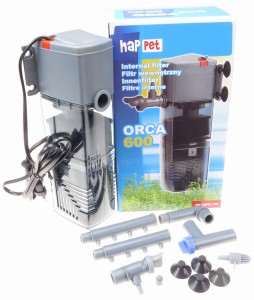 HAPPET ORCA 600 FILTR WEWNĘTRZNY DO AKWARIUM 250L