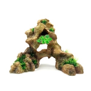 AQUA NOVA DEKORACJA DO AKWARIUM SKAŁA AN941-R 32cm