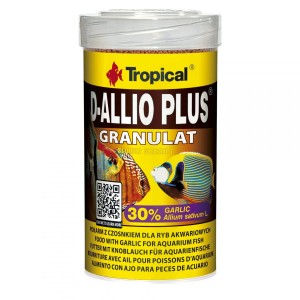 Tropical D-Allio Plus Granulat 100ml POKARM DLA RYB AKWARIOWYCH Z CZOSNKIEM