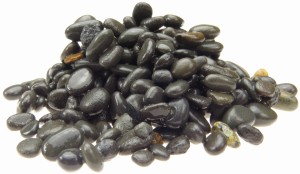 PETSCO ŻWIR DO AKWARIUM CZARNY NATURALNY GŁADKIE KRAWĘDZIE 1KG