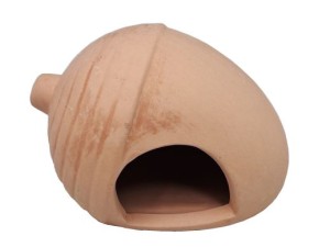 YARRO DOMEK CERAMICZNY, KRYJÓWKA DO KLATKI, TERRARIUM LUB AKWARIUM - ŻOŁĄDŹ 13x10,5x9,5cm