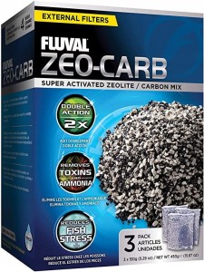 FLUVAL ZEO-CARB 450g ZEOLIT + WEGIEL 3x150g
