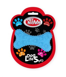 PET NOVA KOŚĆ GRYZAK DENTYSTYCZNY DLA PSA Z AROMATEM WOŁOWINY NIEBIESKI 10,5cm