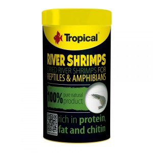 TROPICAL RIVER SHRIMPS SUSZONE KREWETKI DLA GADÓW DUŻYCH RYB 100ml