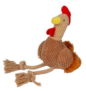 YARRO KOGUT PLUSZOWA PISZCZĄCA ZABAWKA MASKOTKA DLA PSA 40cm