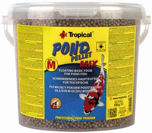 TROPICAL POND PELLET MIX 5l POKARM DLA RYB W OCZKU