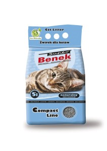 SUPER BENEK COMPACT 5L ŻWIREK DLA KOTA BENTONITOWY