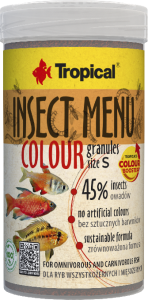 Tropical Insect Menu Colour Granules S 100 ml / 54g 45% Owadów /Pokarm Wybarwiający 