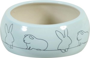 ZOLUX Miska ceramiczna dla gryzonia przeciw chlapaniu COSY 150ml niebieska