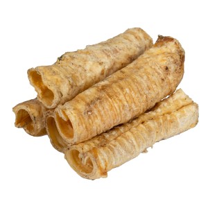 YARRO Tchawica wołowa 12-14cm 250g – naturalny gryzak dla psa