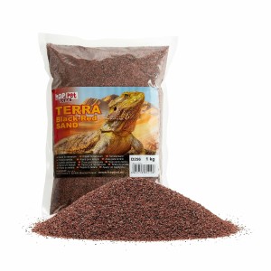 Happet Piasek do Terrarium Czarno - Czerwony 1kg