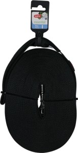 ZOLUX Smycz taśmowa długa dla psa 20m - 20mm czarna