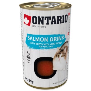 Ontario Cat Drink Salmon - Napój dla kotów o smaku łososia 135g