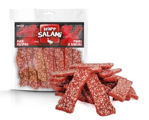 Happet Filety z salami z kaczki 500g Smakołyki przysmaki dla PSA