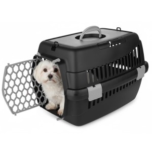  TRANSPORTER DLA KOTA PSA KRÓLIKA GRYZONI SZARY 56x37x37cm Teddy M HapPet