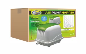 AQUA NOVA NAP-150 Cichy napowietrzacz do oczka wodnego i hodowli ryb