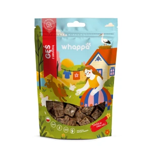 Whappa Przysmak dla psa Monoproteinowe kostki gęś z gruszką 70g