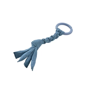 SZARPAK DLA PSA zabawka gumowy gryzak mocny sznur do przeciągania 46cm