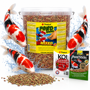 TROPICAL POKARM DLA RYB POND STICKS MIXED 21L