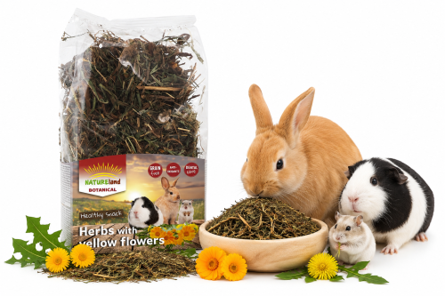 natureland mieszanka ziół i żółtych kwiatów