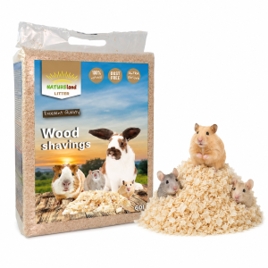NatureLand Trociny 60L / 3,2kg dla gryzoni królika świnki morskiej