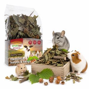 NatureLand Mieszanka ziół i orzechów laskowych przysmak dla gryzoni 50 g