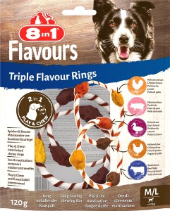 8in1 przysmak FLAVOURS Triple Flavour Rings M/L