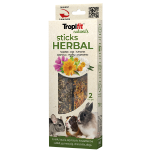 Tropifit Naturals Sticks Herbal Naturalne Kolby ziołowe dla gryzoni 2 szt