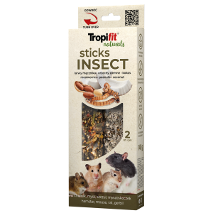 Tropifit Naturals Sticks Insect Naturalne Kolby z owadami dla gryzoni 2szt