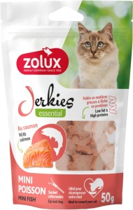 ZOLUX Przysmak dla kota Jerkies z łososiem 50g